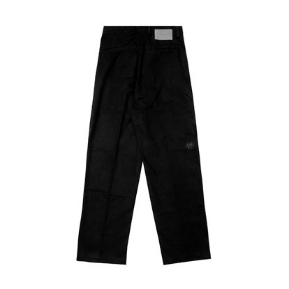 WHITE TWILL PANTS - LIV IN MILLE