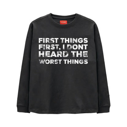 NUMB WASHED LONGSLEEVE - LIV IN MILLE