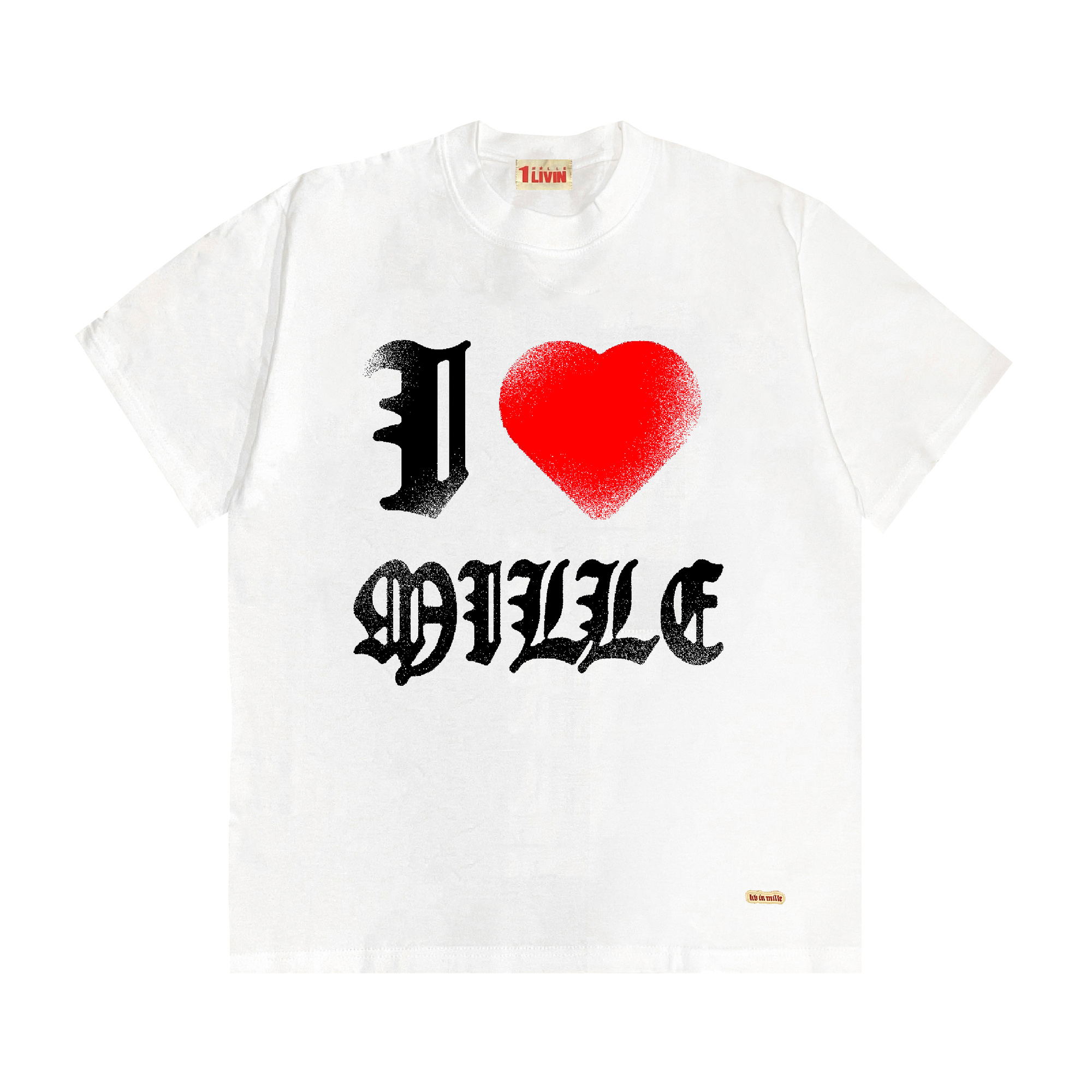 I LOVE LVM TEE - LIV IN MILLE