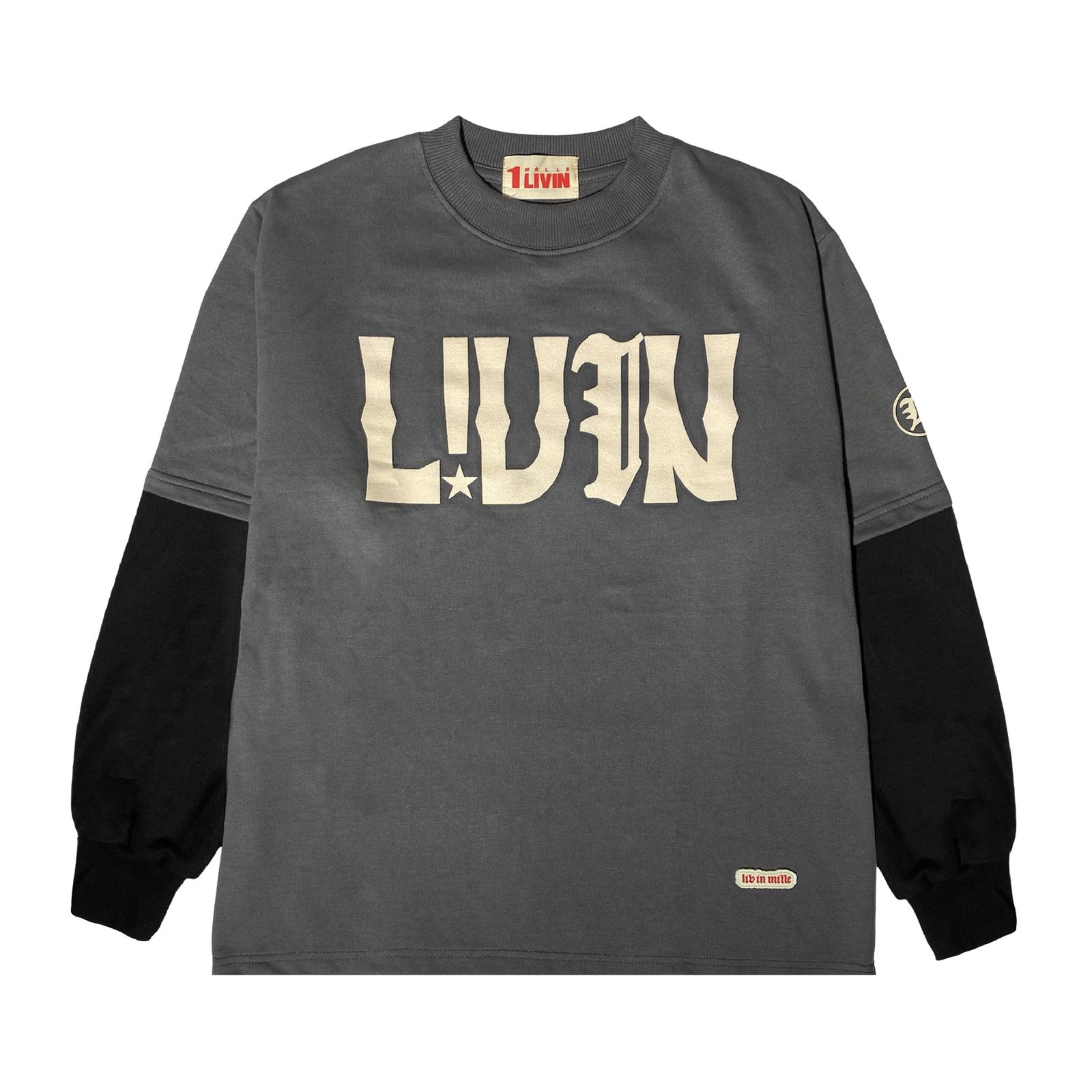 GRAYZE LONGSLEEVE TEE - LIV IN MILLE