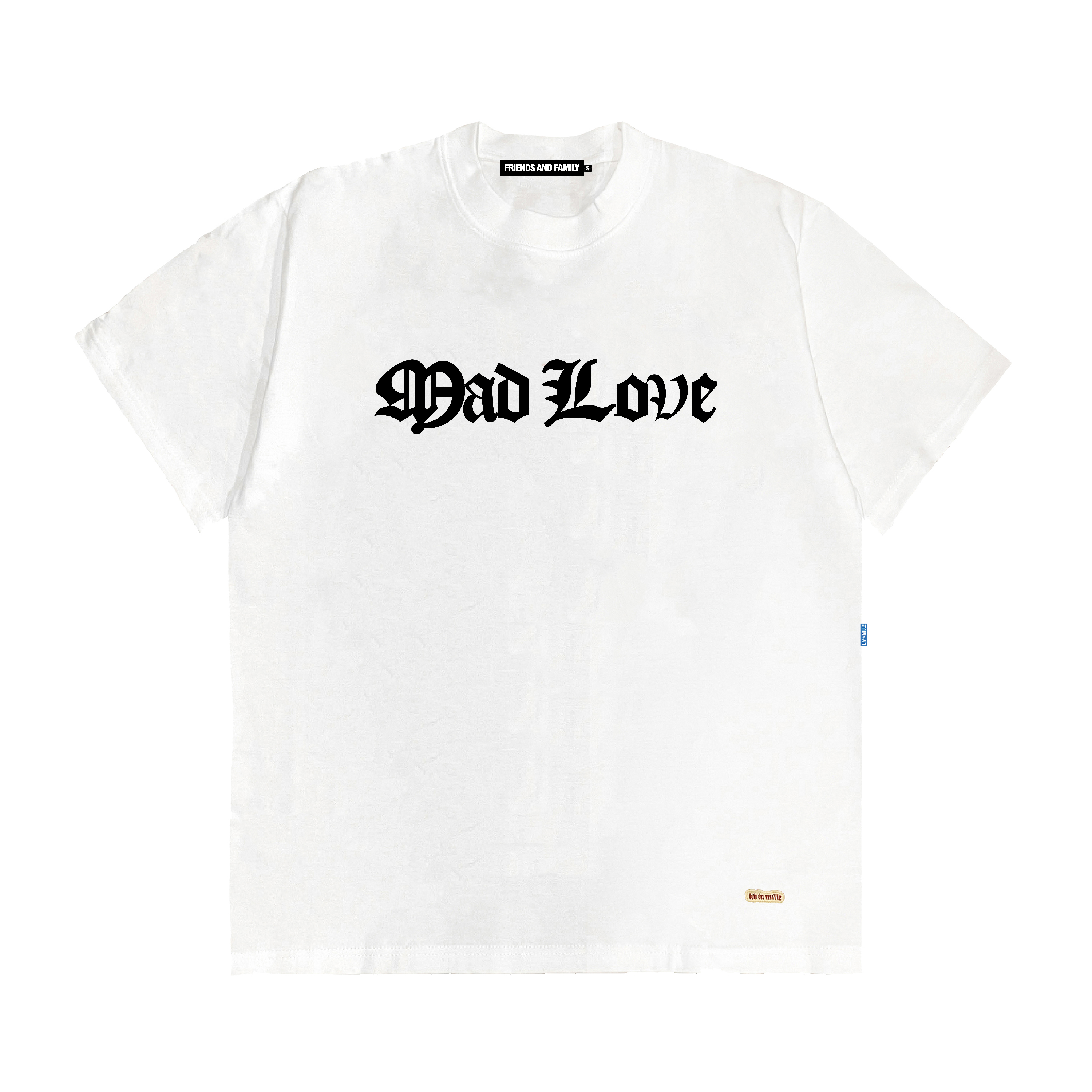 FNF WHITE TEE - LIV IN MILLE