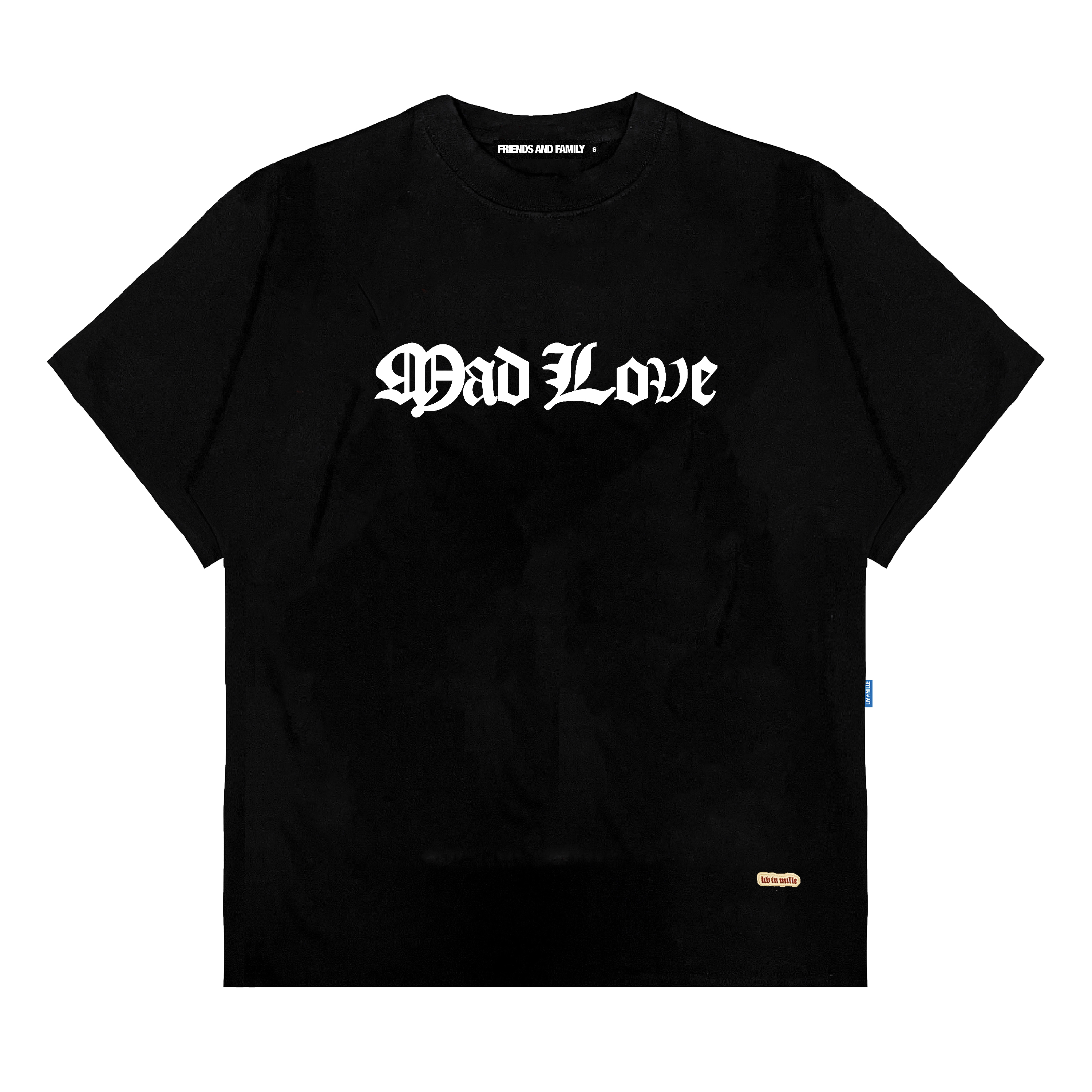 FNF BLACK TEE - LIV IN MILLE