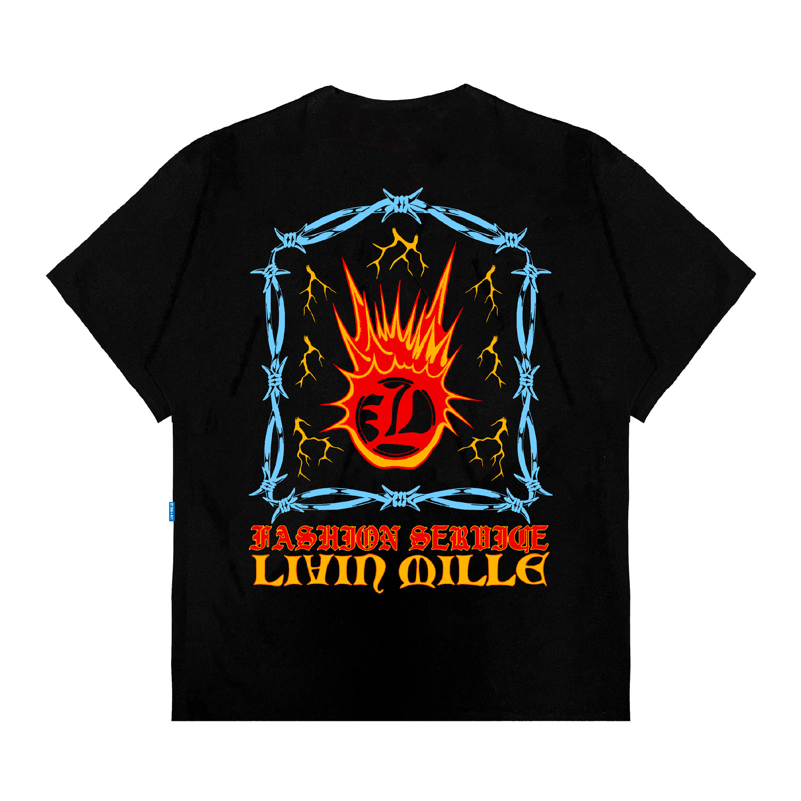 SPLIT MOO PRINTED SHIRT - LIV IN MILLE