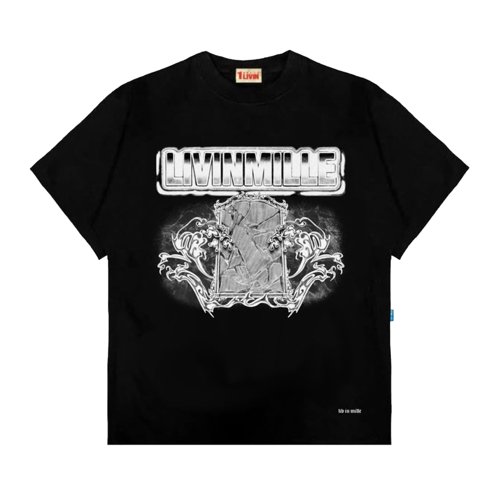 SPLIT MOO PRINTED SHIRT - LIV IN MILLE