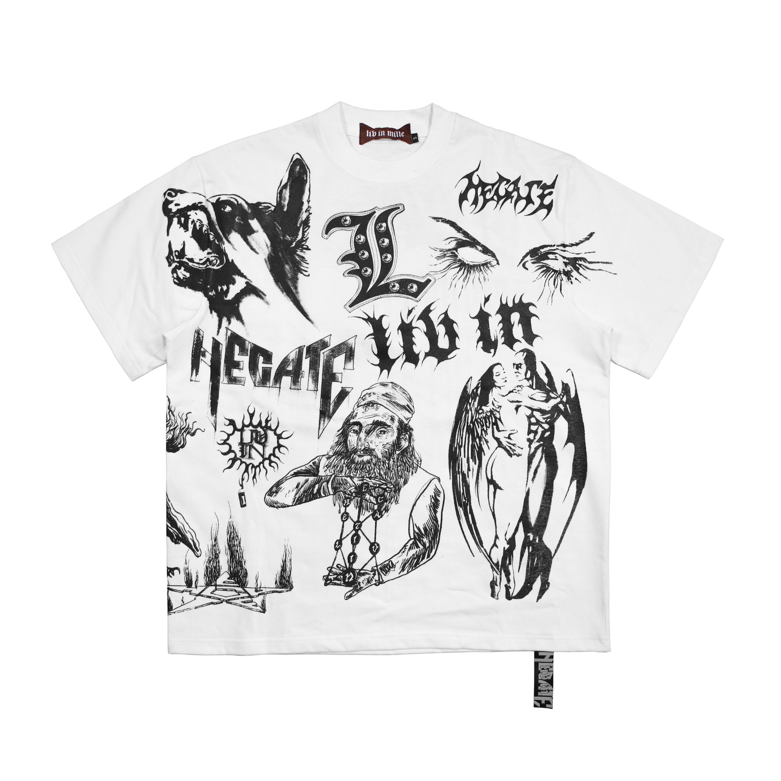 SPLIT MOO PRINTED SHIRT - LIV IN MILLE