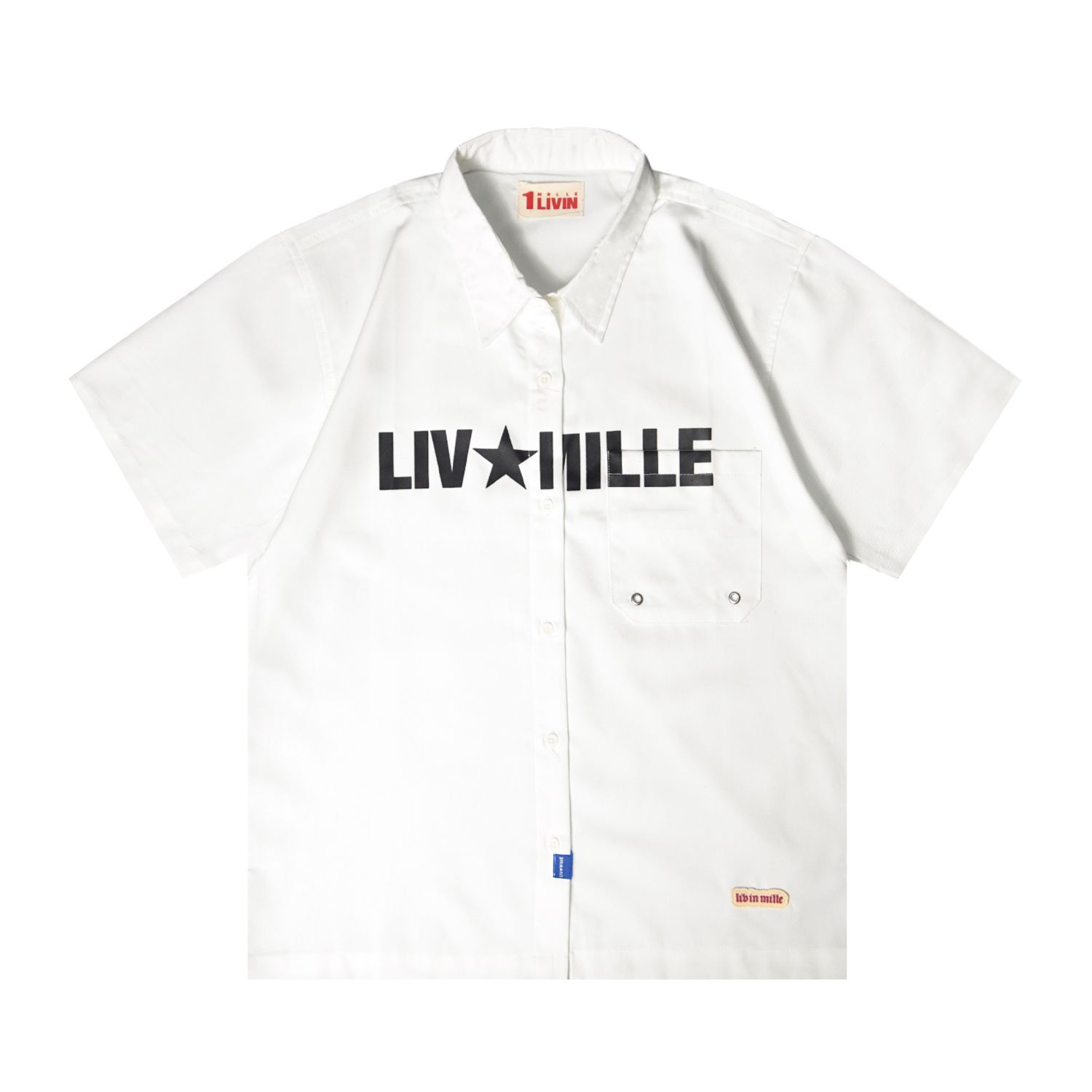 MASKING TEE - LIV IN MILLE