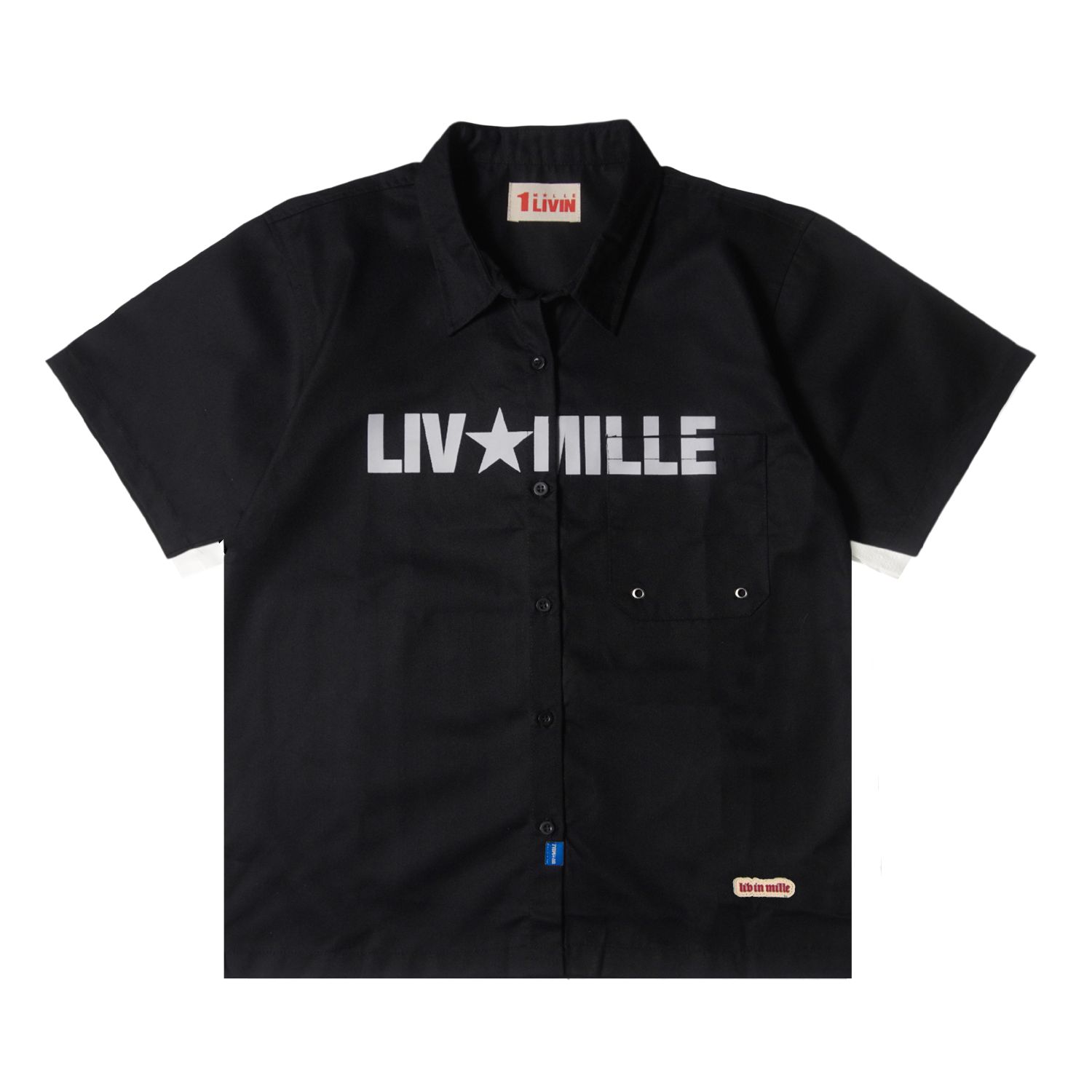 MASKING TEE - LIV IN MILLE