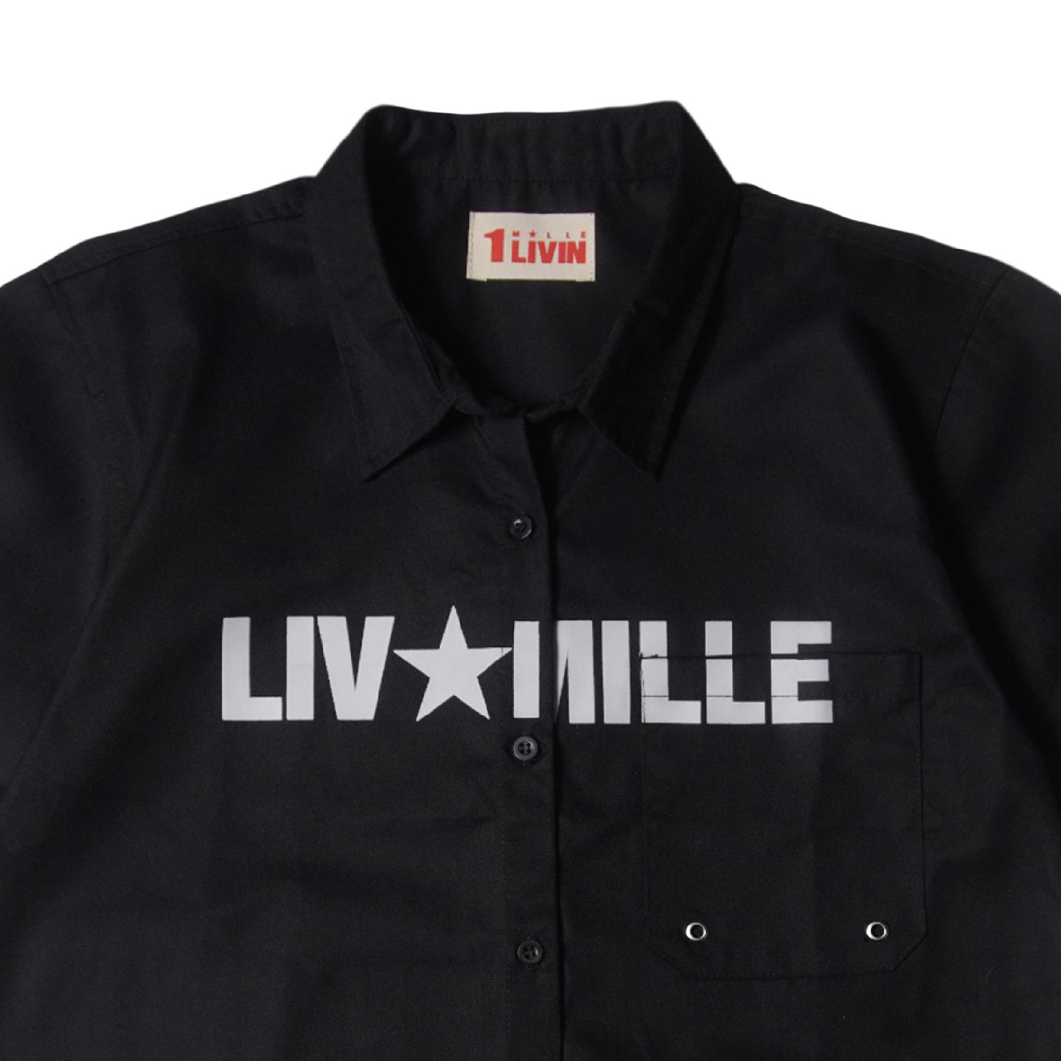 MASKING TEE - LIV IN MILLE