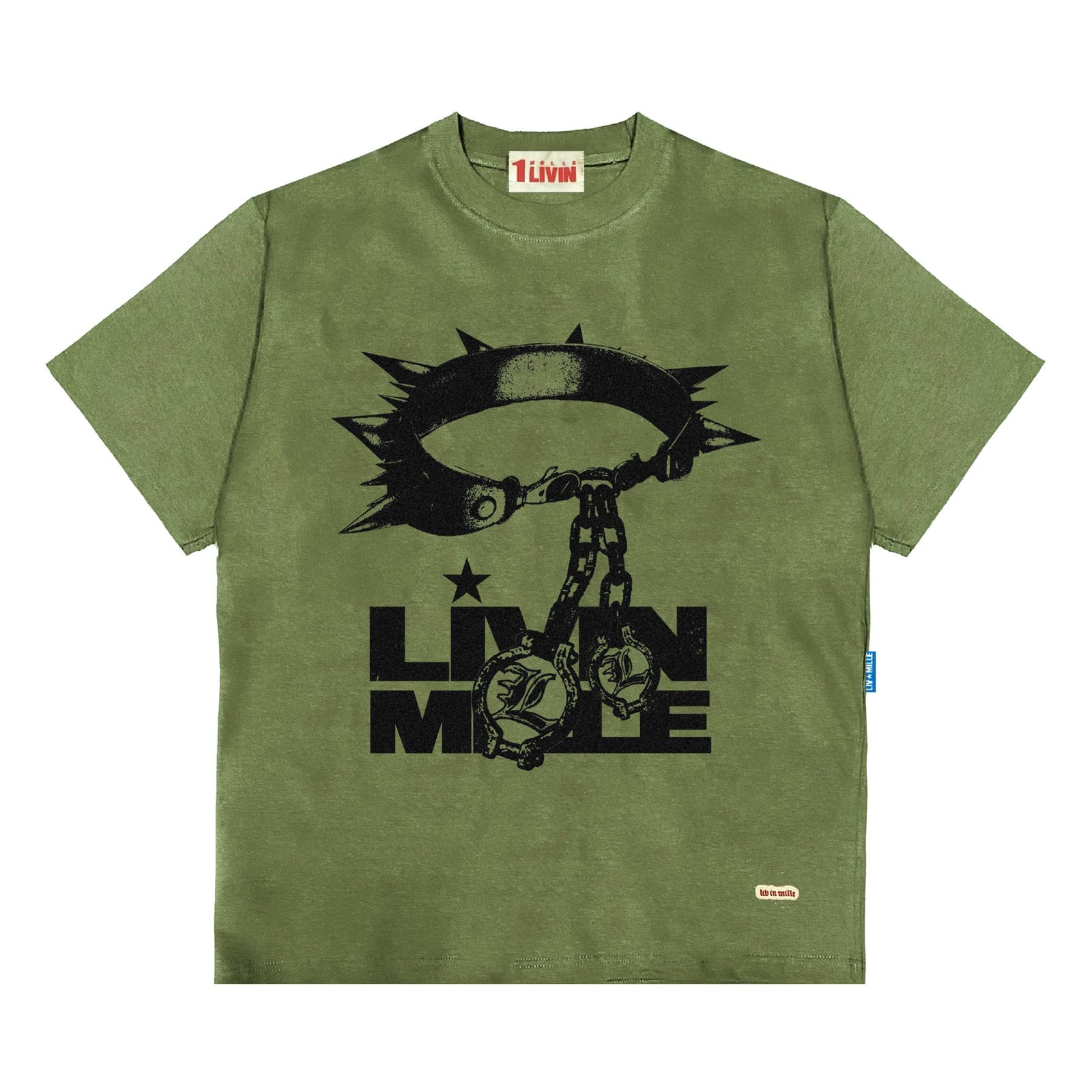 MEZZOTINT BLACK TEE - LIV IN MILLE - TO COOL TO BE CARELESS