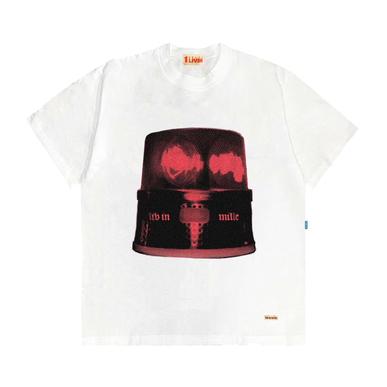 MEZZOTINT BLACK TEE - LIV IN MILLE - TO COOL TO BE CARELESS