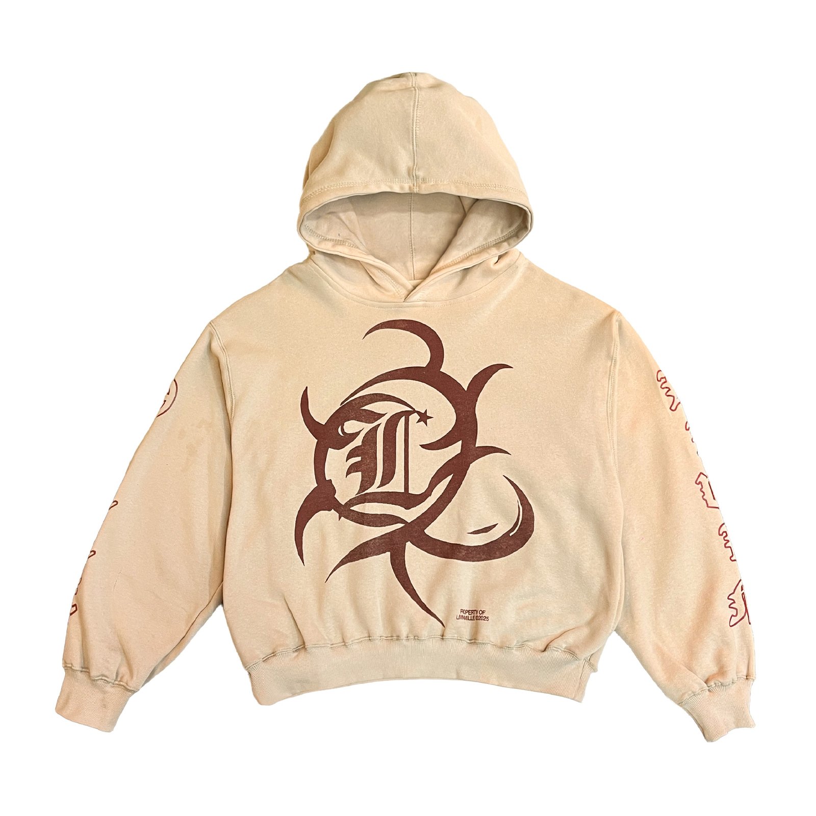 MOULD ZIPP HOODIE - LIV IN MILLE - TO COOL TO BE CARELESS