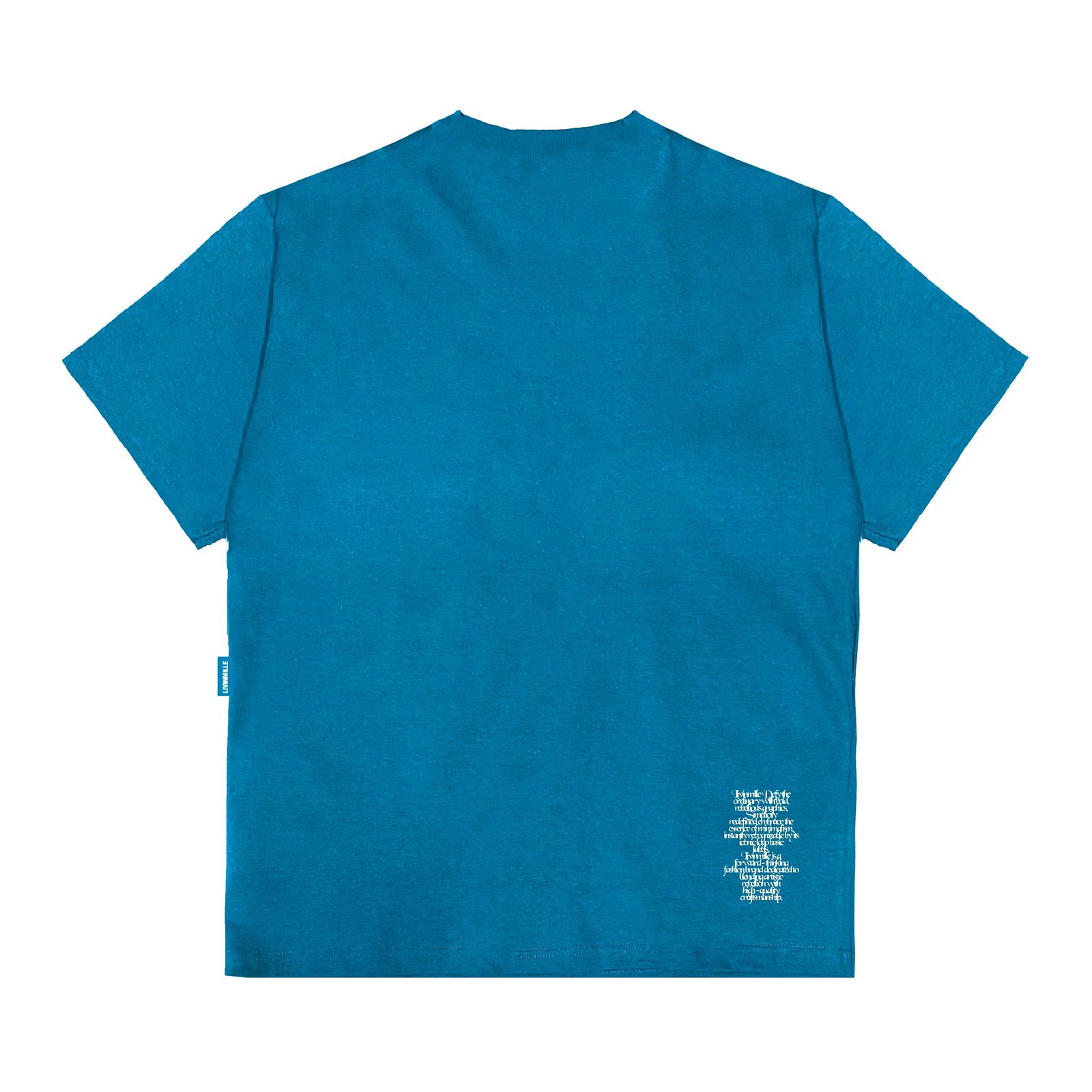 FLAW WHITE TEE - LIV IN MILLE - TO COOL TO BE CARELESS