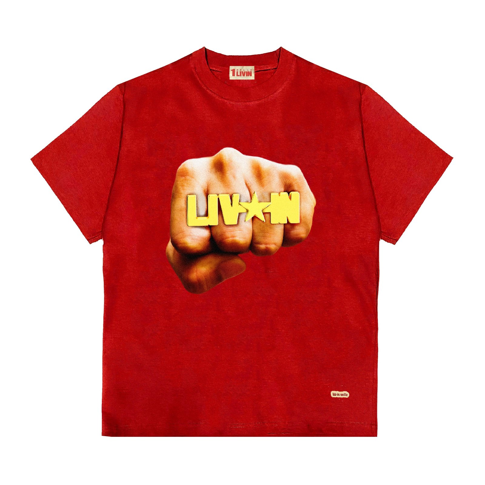 FLAW WHITE TEE - LIV IN MILLE - TO COOL TO BE CARELESS