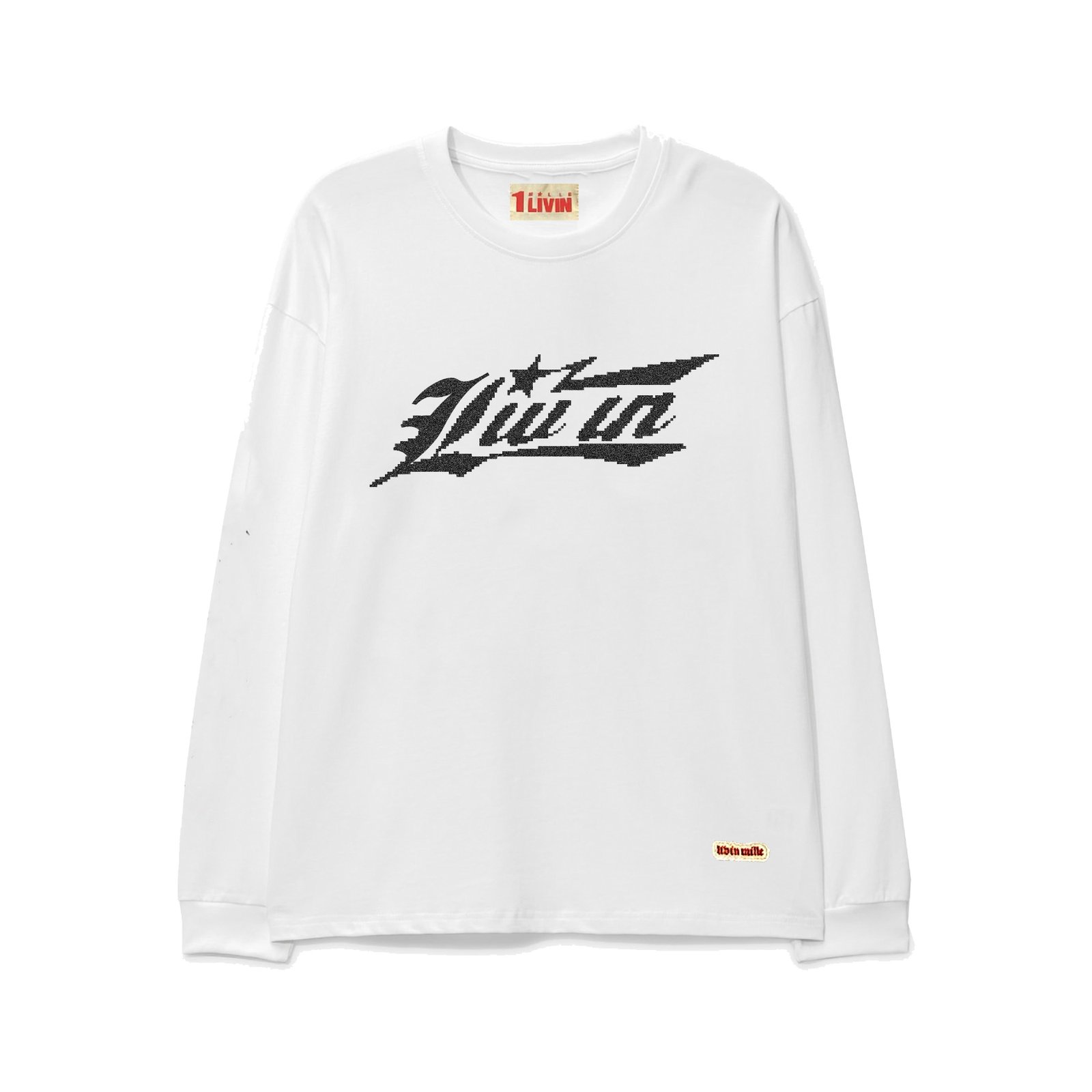 FLAW WHITE TEE - LIV IN MILLE - TO COOL TO BE CARELESS