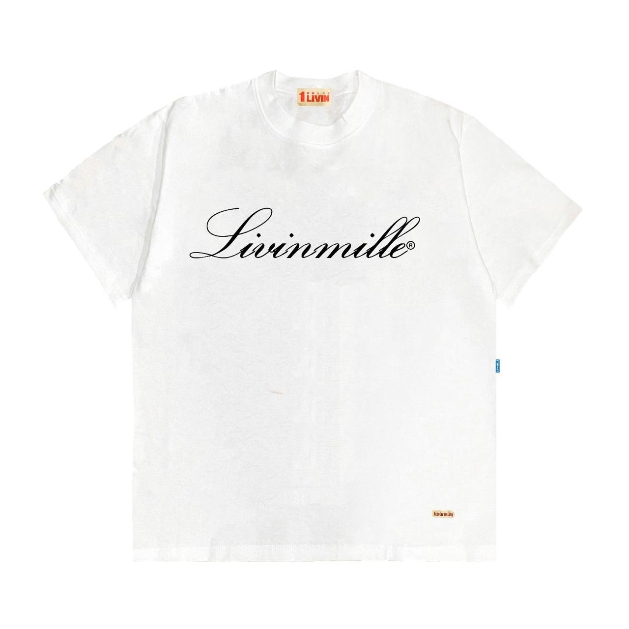 ETHEREAL WHITE TEE - LIV IN MILLE - TO COOL TO BE CARELESS