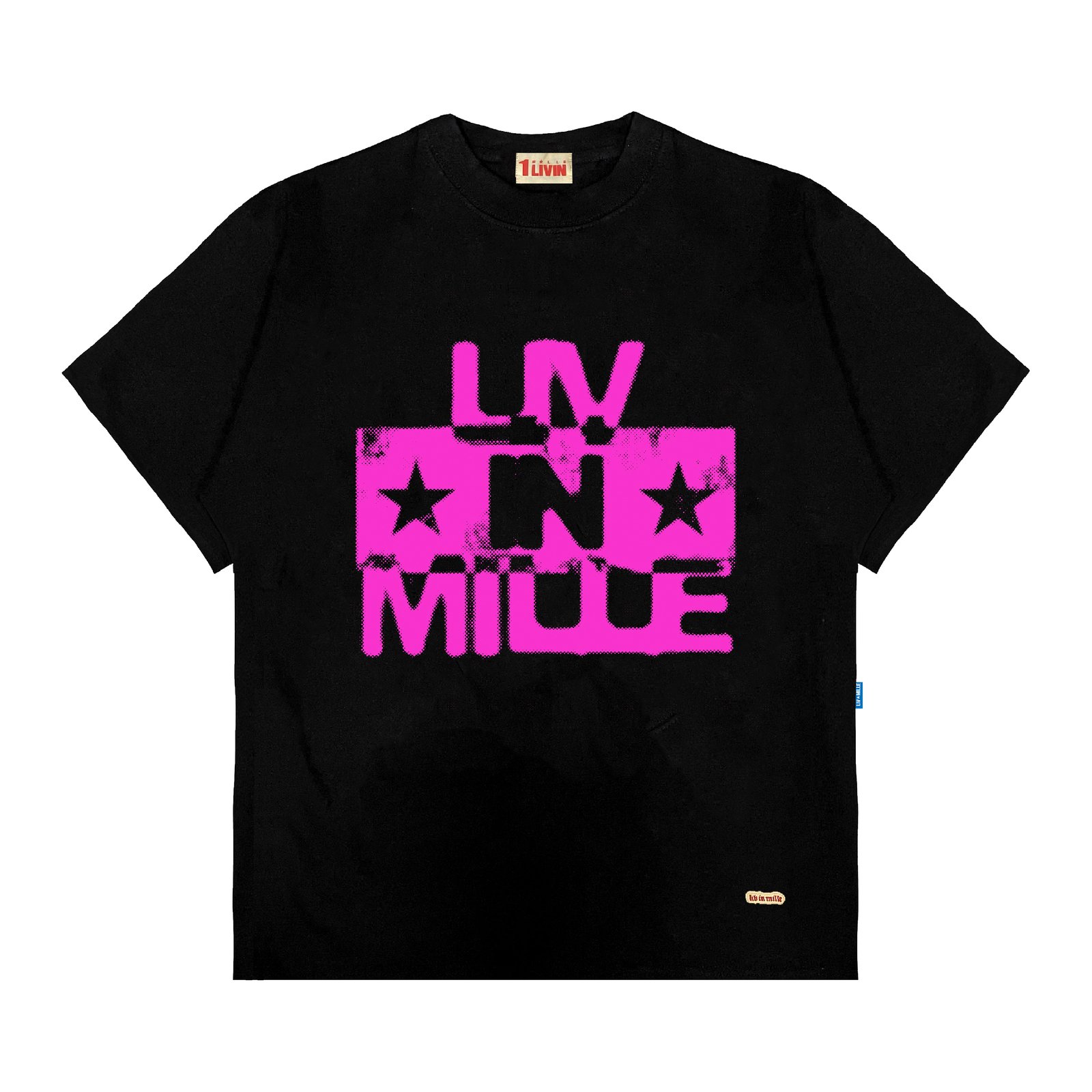 WORLD TEE WHITE - LIV IN MILLE - TO COOL TO BE CARELESS