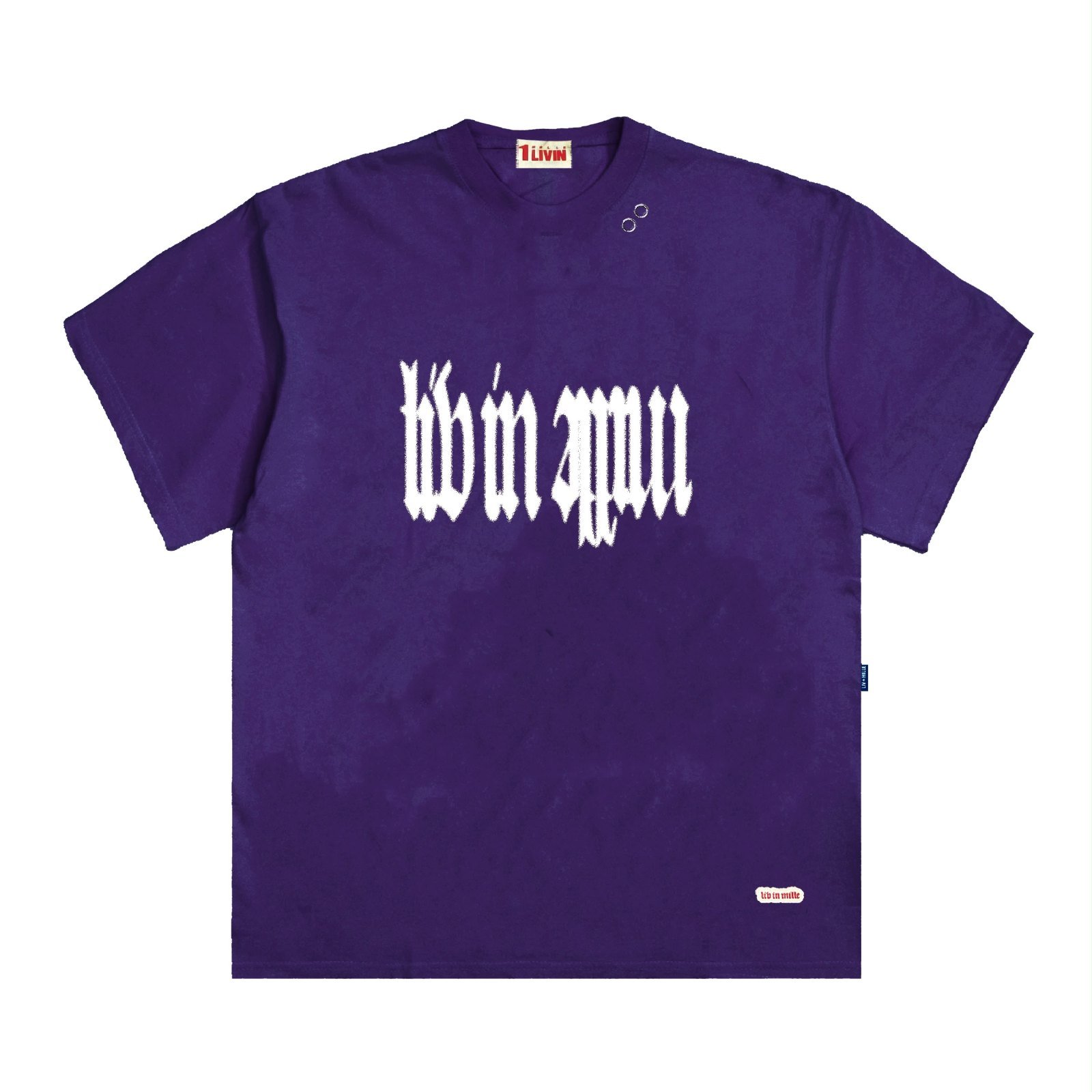 MOMENT RING BLACK TEE - LIV IN MILLE - TO COOL TO BE CARELESS