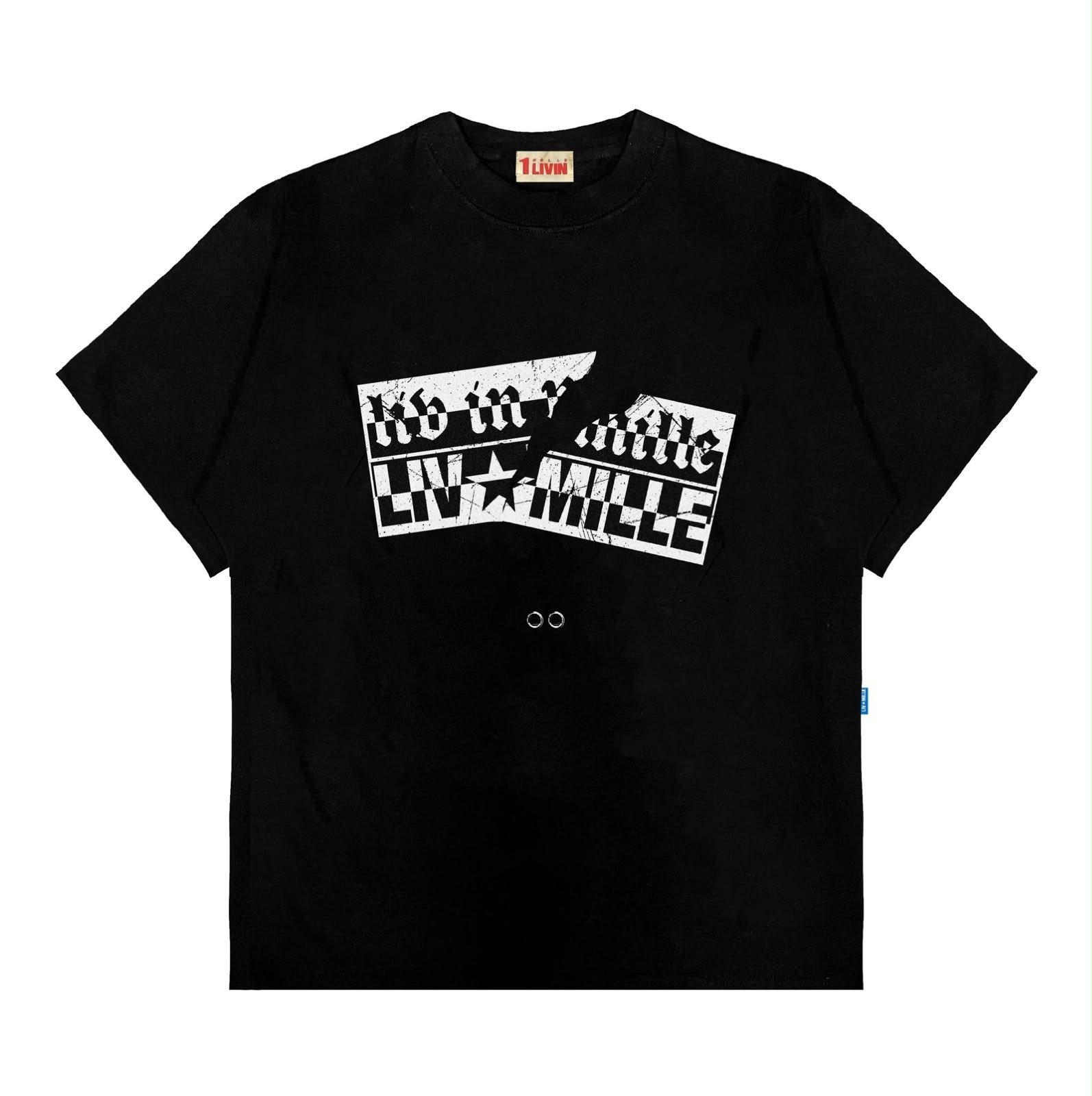 CALL WASH TEE - LIV IN MILLE - TO COOL TO BE CARELESS
